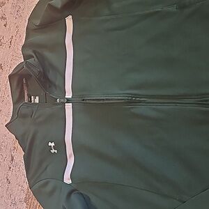 Under Armour Mens Loose Cut Green All Season Jacket